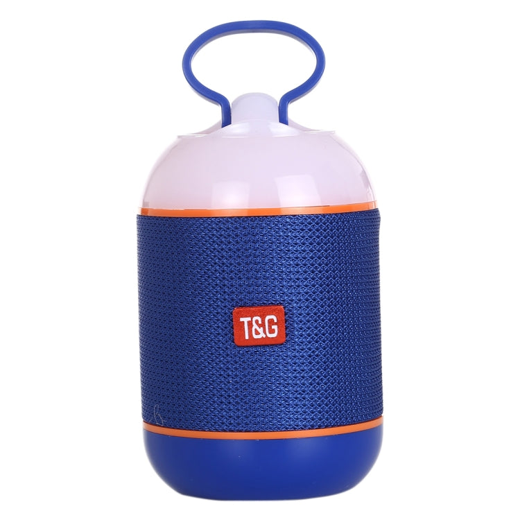 T&G TG605 Portable Stereo Wireless Bluetooth V5.0 Speaker, Built-in Mic, Support Hands-free Calls & TF Card & U Disk & AUX Audio & FM(Blue)