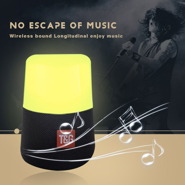 Enceinte stéréo portable sans fil Bluetooth V5.0 T&amp;G TG168 avec poignée, microphone intégré, lumière LED clignotante, carte TF, disque U, entrée auxiliaire et FM, TG168