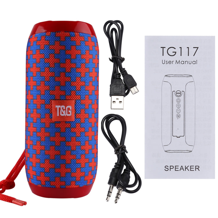 with Built-in MIC, Support Hands-free Calls & TF Card & AUX IN & FM, Bluetooth Distance: 10m, TG117, TG1127