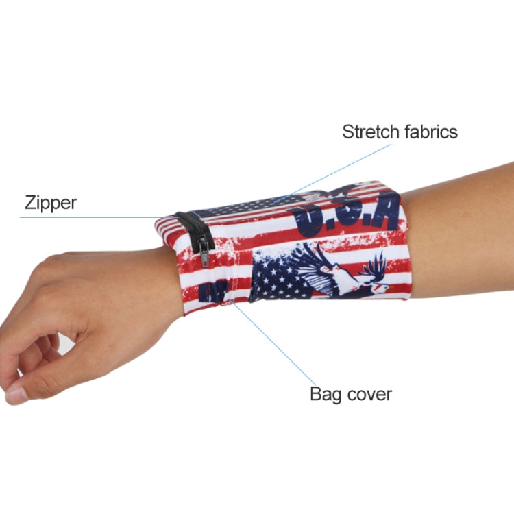 Multi-functional Universal Sports Arm Bag Phone Bag Wrist Pack  for 5.5 Inch or Below Smartphones,  Size : 16.5x11cm  (Chinese Flag)