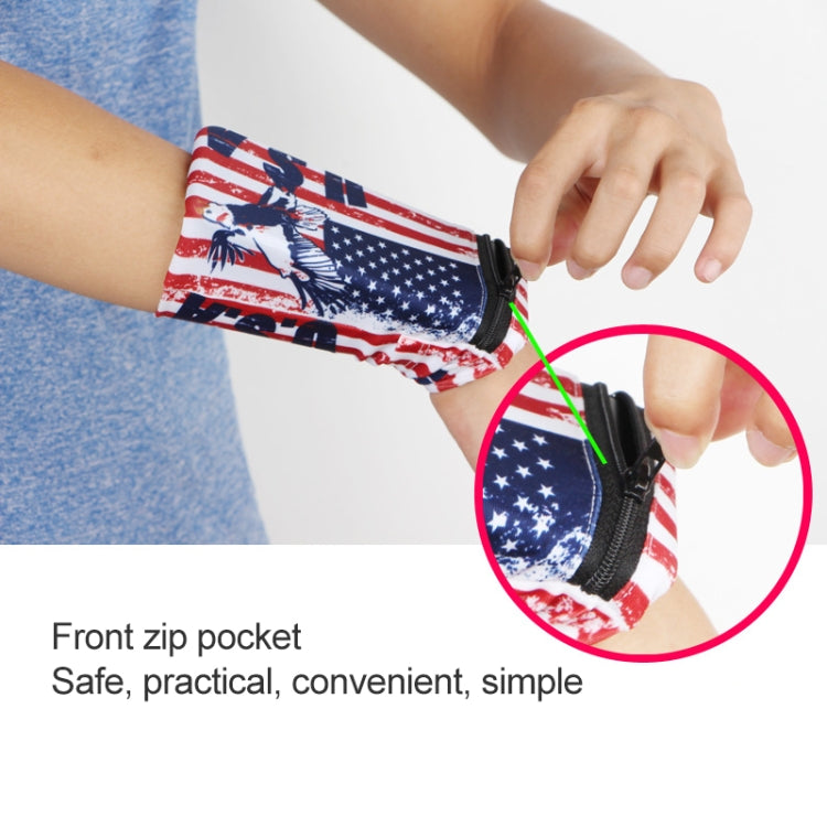 Multi-functional Universal Sports Arm Bag Phone Bag Wrist Pack  for 5.5 Inch or Below Smartphones,  Size : 16.5x11cm  (Chinese Flag)