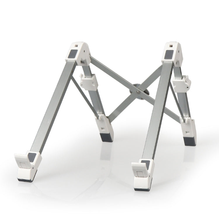 Aluminum Alloy Laptop Height Extender Holder Stand Folding Portable Computer Heat Dissipation Bracket, Size: 24.5x3.3x2.8cm