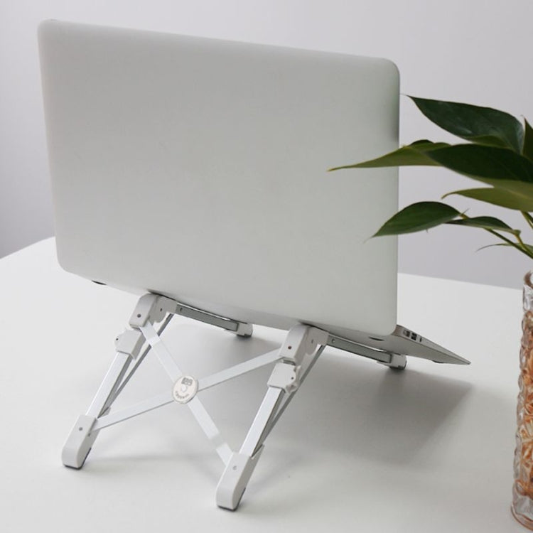 Aluminum Alloy Laptop Height Extender Holder Stand Folding Portable Computer Heat Dissipation Bracket, Size: 24.5x3.3x2.8cm
