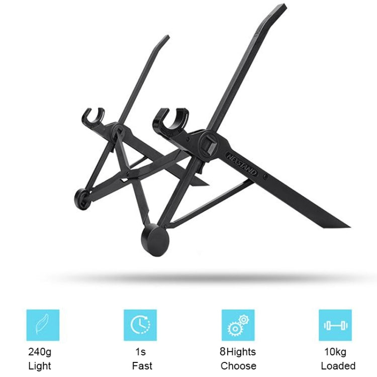 Nexstand K2 Laptop Height Extender Holder Stand Folding Portable Computer Heat Dissipation Bracket, Size: 35.4x4x4cm