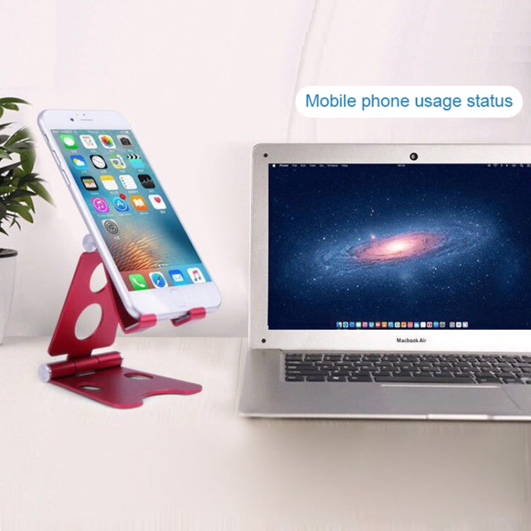 Support de tablette mobile en alliage d'aluminium ROOSTAND R2, double pliage, Lazy Artifact, dimensions : 6,4 x 7 x 9 cm, R2 noir, R2 or champagne, R2 or rose, R2 rouge rose, R2 argent