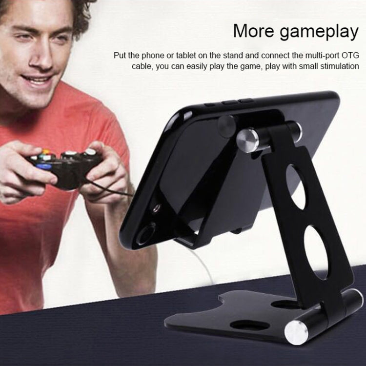 Support de tablette mobile en alliage d'aluminium ROOSTAND R2, double pliage, Lazy Artifact, dimensions : 6,4 x 7 x 9 cm, R2 noir, R2 or champagne, R2 or rose, R2 rouge rose, R2 argent