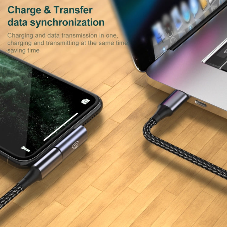 8 Pin Male to USB-C/Type-C Female Elbow Adapter, 8 Pin Male to USB-C/Type-C Female