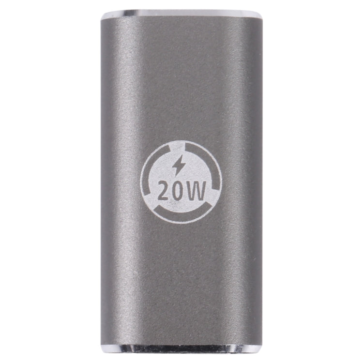 Adaptateur de charge coudé 20 W 8 broches mâle vers USB-C/Type-C femelle, coudé