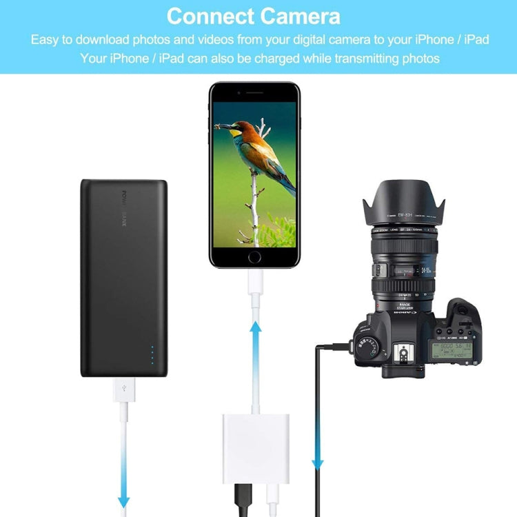 Adaptateur 2 en 1 8 broches mâle vers 8 broches/USB 3.0 femelle pour appareil photo, adaptateur 2 en 1 8 broches vers USB