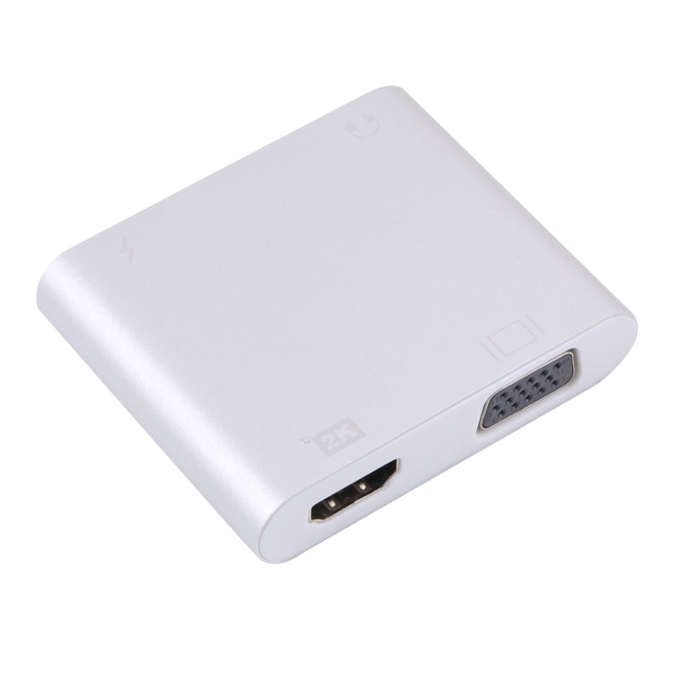 7585D 3 in 1 Digital HDTV Docking Adapter Supports HDMI VGA AUX and Charging