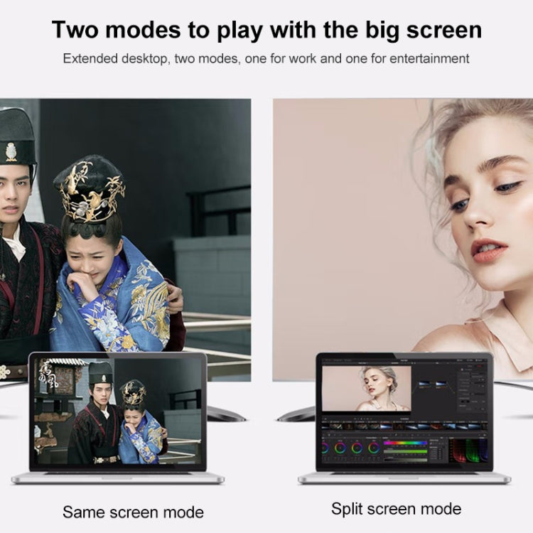 7585D 3 in 1 Digital HDTV Docking Adapter Supports HDMI VGA AUX and Charging