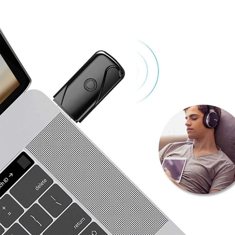 USB 2.0 Bluetooth V4.2 Audio Receiver Adapter for Windows XP / Vista / 7 / 8 / 10, Mac OS