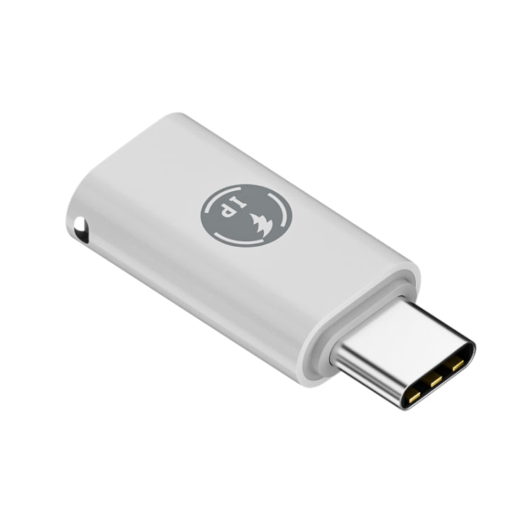 USB-C/Type-C Male to 8 Pin Female ABS Charging Adapter, Type-C to 8 Pin
