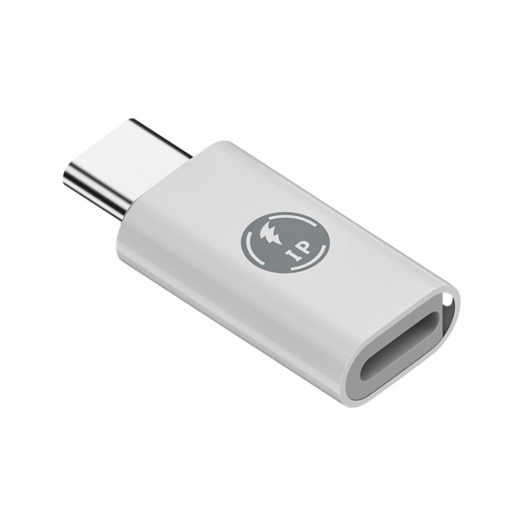 USB-C/Type-C Male to 8 Pin Female ABS Charging Adapter, Type-C to 8 Pin