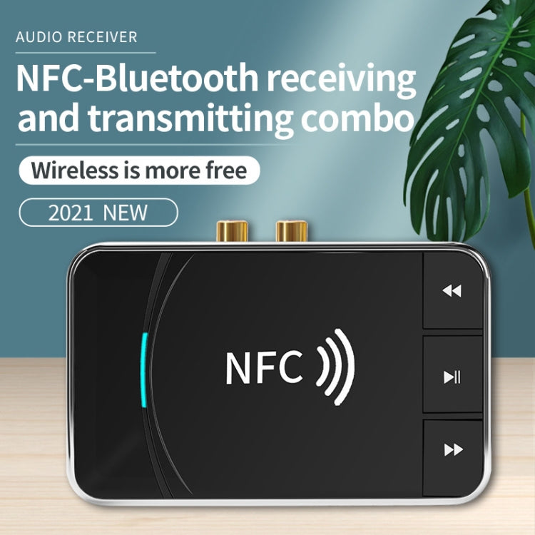 N100 NFC Desktop Bluetooth 5.0  Receiver & Transmitter Car Bluetooth Speaker Audio Adapter, N100