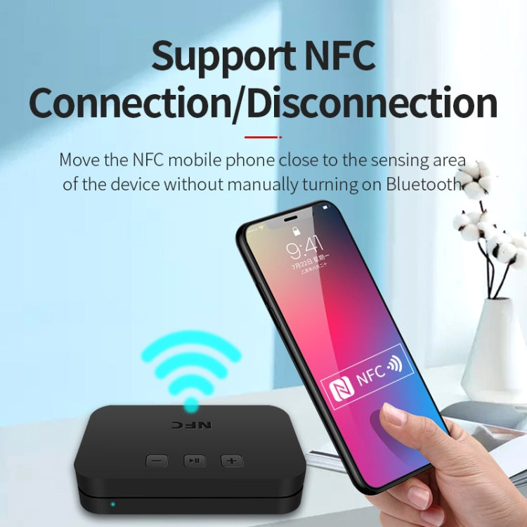 TI-800 NFC Desktop Bluetooth 5.0  Adapter Music Receiver for USB Drive Reads Bluetooth Speaker, TI-800