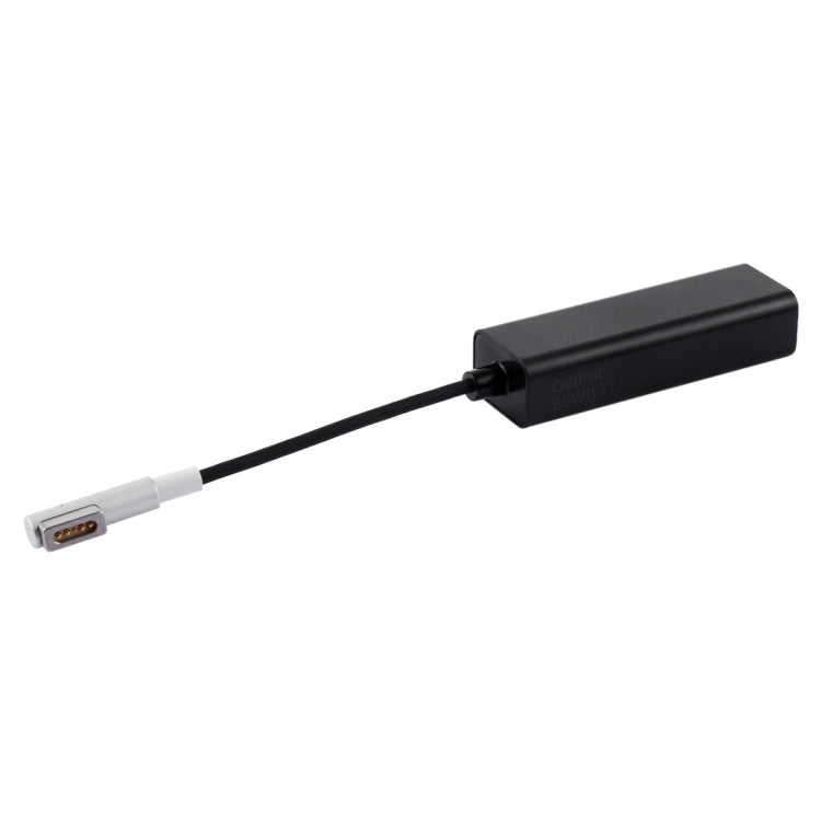 AnyWatt 85W USB-C / Type-C Female to 5 Pin MagSafe 1 Male L Head Series Charge Adapter Converter for MacBook, 85W Black