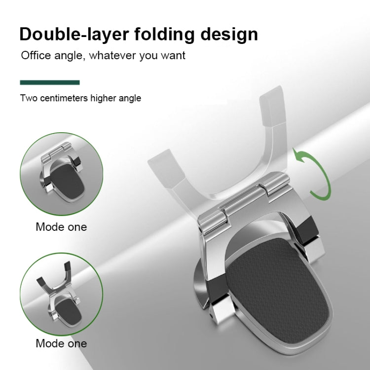 SD-001 2 PCS Desktop Foldable Mini Holder, Specification: Aluminum Alloy