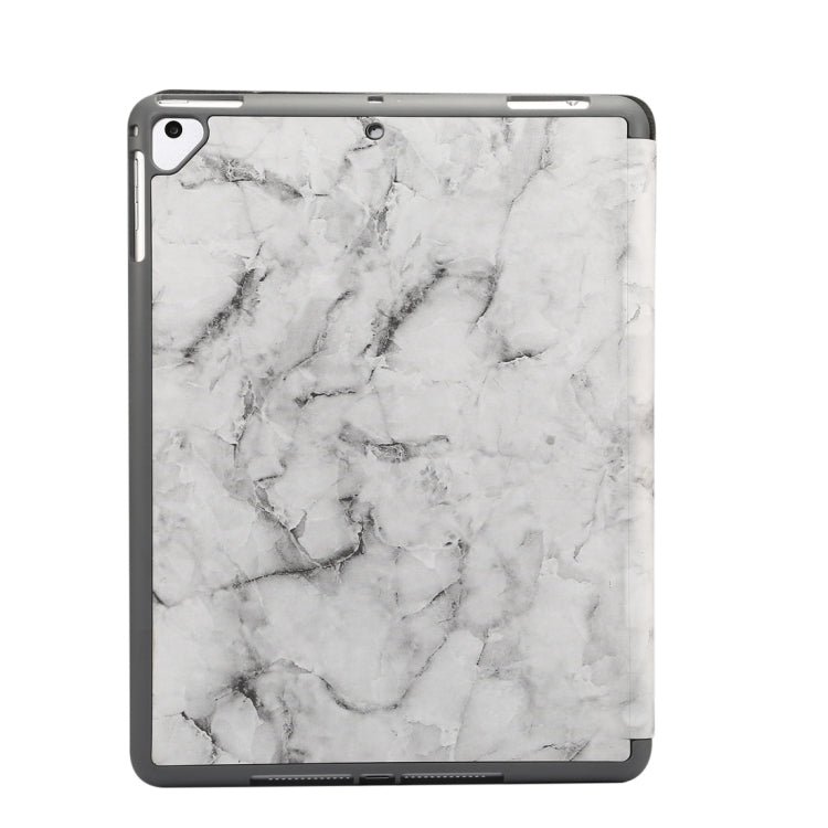 Marble Texture Pattern Horizontal Flip Case for iPad 9.7 (2018) , with Three-folding Holder & Pen Slots, For iPad 9.7 (2018) & iPad Air & iPad Air 2 & iPad Pro 9.7 & iPad 9.7 2017, For iPad 9.7 (2018)