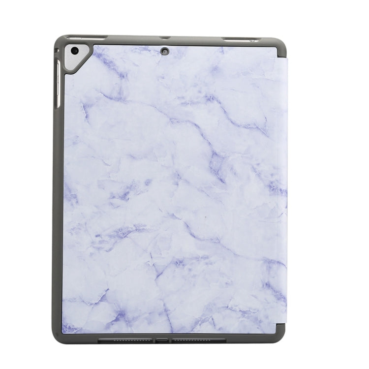 Marble Texture Pattern Horizontal Flip Case for iPad 9.7 (2018) , with Three-folding Holder & Pen Slots, For iPad 9.7 (2018) & iPad Air & iPad Air 2 & iPad Pro 9.7 & iPad 9.7 2017, For iPad 9.7 (2018)
