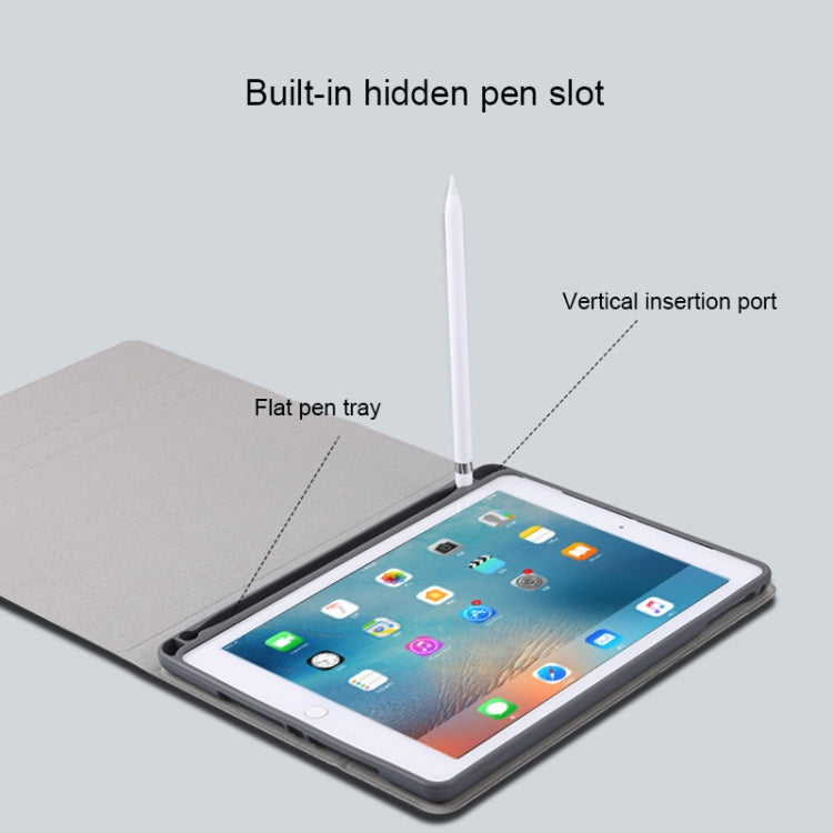 508A Detachable Bluetooth Keyboard + Horizontal Flip Leather Tablet Case with Holder & Colorful Backlight for iPad Pro 9.7 inch, iPad Air, iPad Air 2, iPad 9.7 inch (2017), iPad 9.7 inch (2018), 508A Champagne Gold, 508A Blue