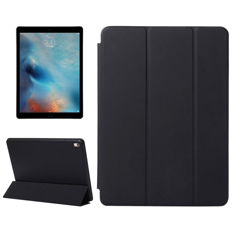 Horizontal Flip Solid Color Leather Case with Three-folding Holder & Wake-up / Sleep Function for iPad Pro 9.7 inch, iPad Pro 9.7 inch
