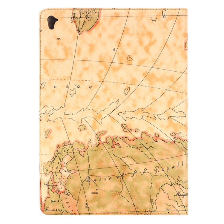 Map Pattern Horizontal Flip Leather Case with Holder & Card Slots & Wallet for iPad Pro 9.7 inch, Random Pattern Delivery, PRI2001A, PRI2001B, PRI2001C