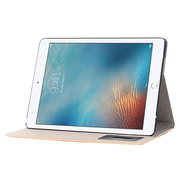 Étui à rabat horizontal en cuir avec support, emplacements pour cartes et portefeuille pour iPad Pro 9,7 pouces, motif aléatoire, PRI2001A, PRI2001B, PRI2001C