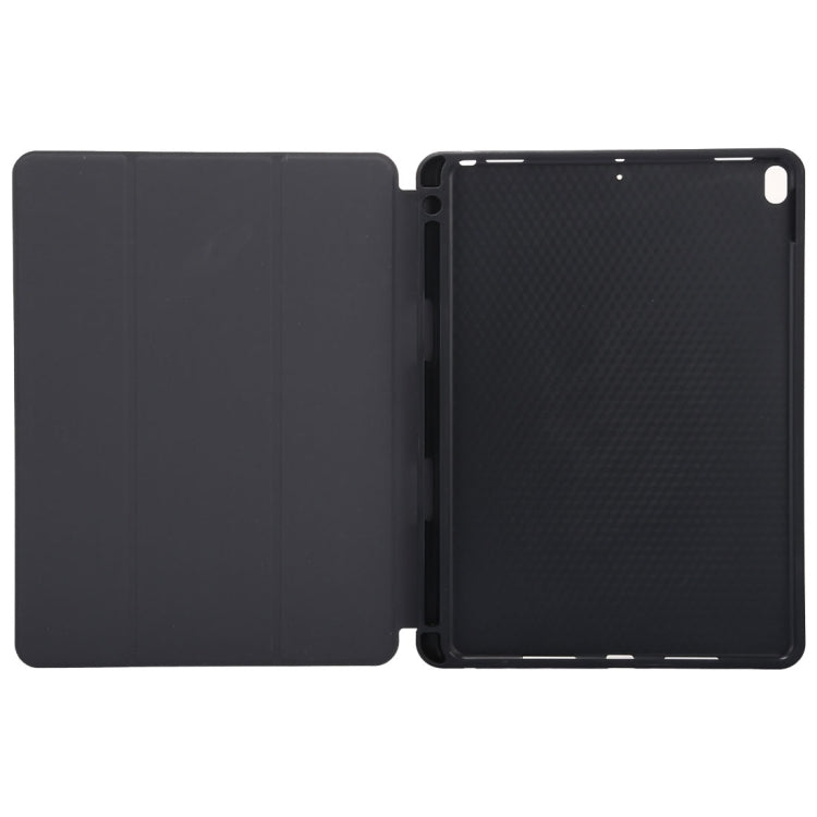 Cloth Texture Pattern Case for iPad 9.7 (2018) & iPad 9.7 inch (2017), with Three-folding Holder & Pen Slots, For iPad 9.7 (2018) & iPad 9.7 (2017), For  iPad 9.7 (2018) & iPad 9.7, For iPad 9.7 (2018) & iPad 9.7, For iPad 9.7 (2018) & iPad 9.7(2017)