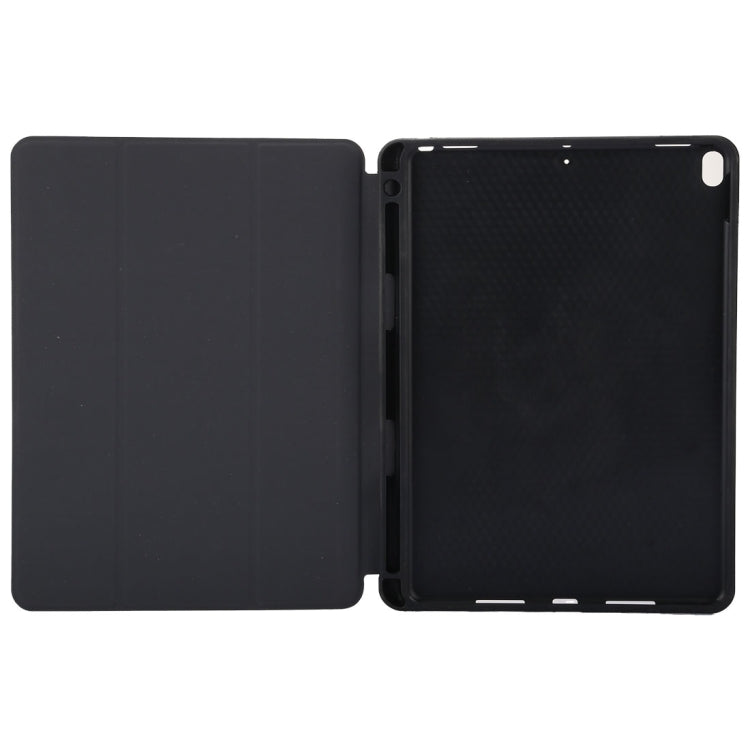 Cloth Texture Pattern Case for iPad 9.7 (2018) & iPad 9.7 inch (2017), with Three-folding Holder & Pen Slots, For iPad 9.7 (2018) & iPad 9.7, For iPad 9.7 (2018) & iPad 9.7(2017), For iPad 9.7 (2018) & iPad 9.7 (2017), For  iPad 9.7 (2018) & iPad 9.7