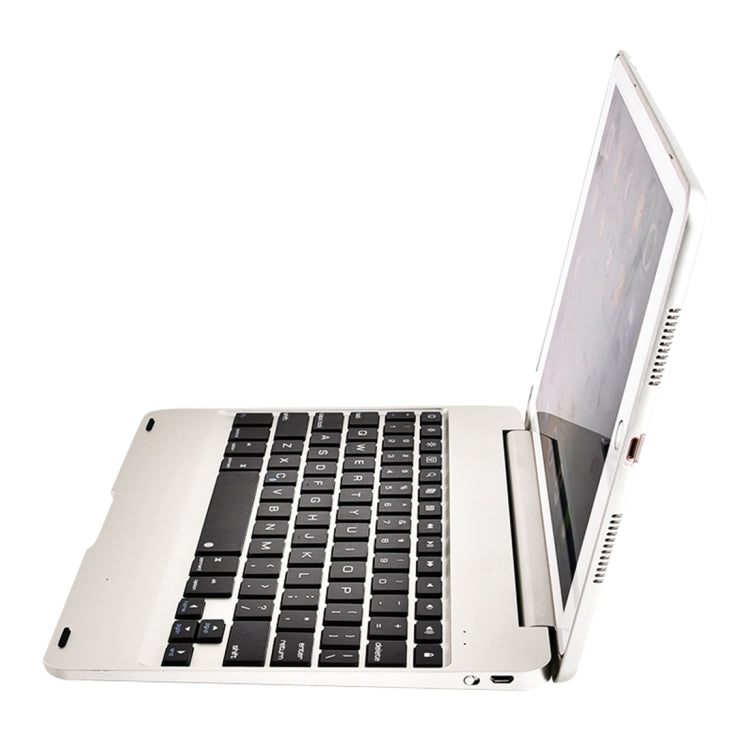 F19B for iPad 9.7 (2017/2018) & iPad Air & Air 2 & iPad Pro 9.7 & New iPad 9.7 inch (2017) Ultra-thin ABS Horizontal Flip Tablet Case + Bluetooth Keyboard