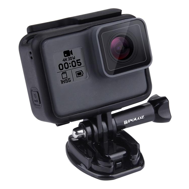 PULUZ 2 Flat Surface Mounts + 2 Adhesive Mount Stickers for PULUZ Action Sports Cameras Jaws Flex Clamp Mount for GoPro, Insta360, DJI and Other Action Cameras, Stickers Package B