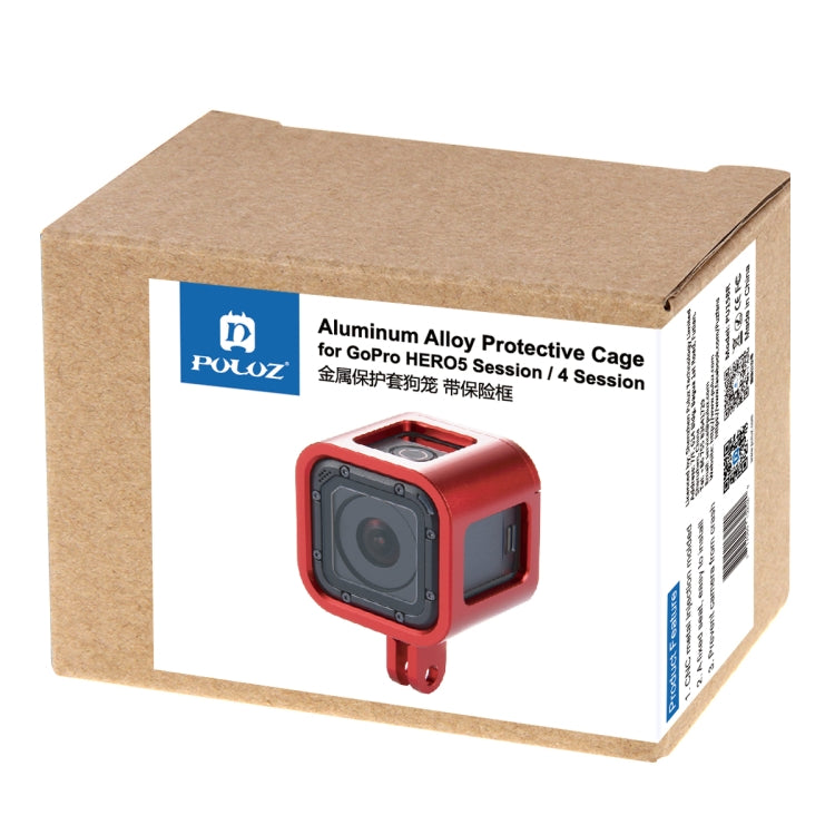 PULUZ Housing Shell CNC Aluminum Alloy Protective Cage with Insurance Frame for GoPro HERO5 Session /HERO4 Session /HERO Session, For HERO5 Session with Frame UK Stock, For HERO4 Session UK Stock, For HERO5 Session with Frame US Stock������������������...