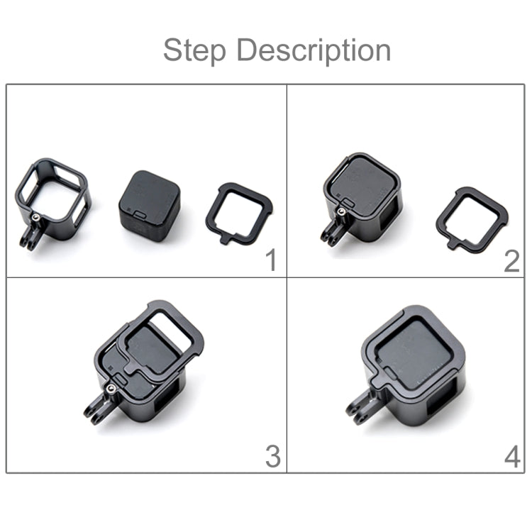 PULUZ Housing Shell CNC Aluminum Alloy Protective Cage with Insurance Frame for GoPro HERO5 Session /HERO4 Session /HERO Session, For HERO5 Session with Frame UK Stock, For HERO4 Session UK Stock, For HERO5 Session with Frame US Stock                  ...