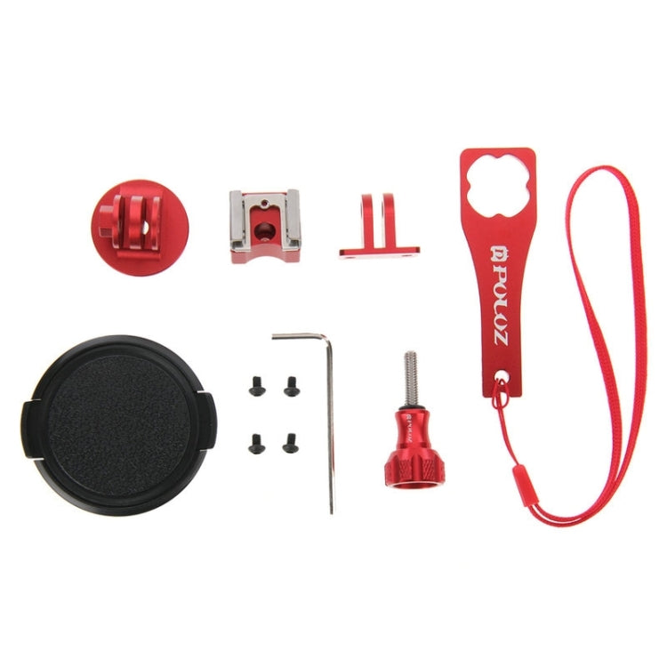 PULUZ Housing Shell CNC Aluminum Alloy Protective Cage Kit with Metal Wrench & Lens Cap & Screw & Tripod Adapter for GoPro HERO5 Session /HERO4 Session /HERO Session, For HERO5 Session UK Stock, For HERO5 Session US Stock, For HERO5 Session������������...