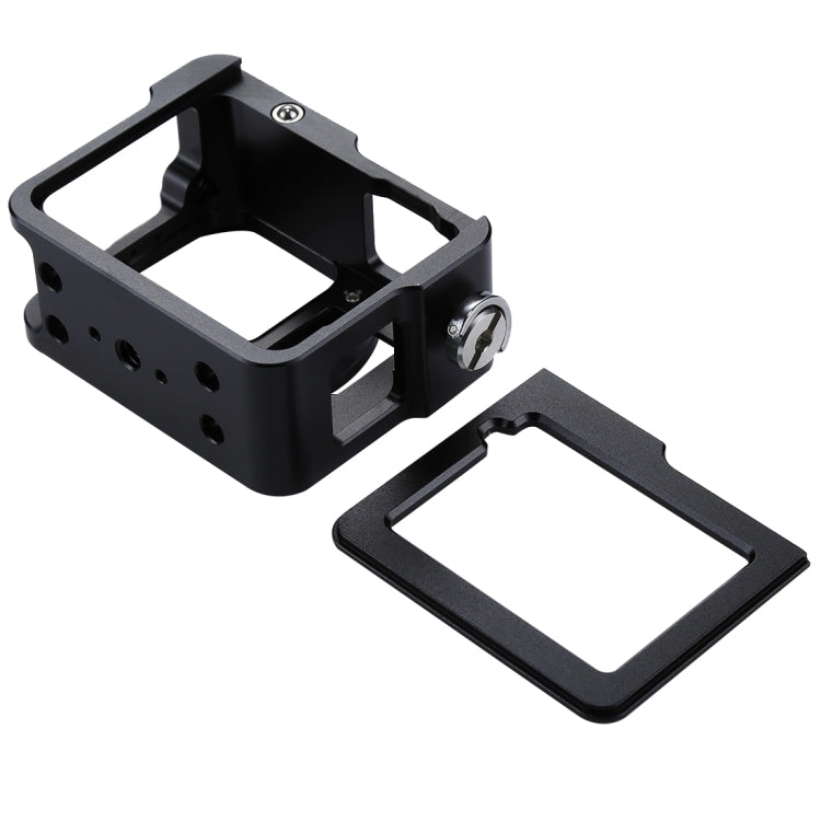 PULUZ Housing Shell CNC Aluminum Alloy Protective Cage with Insurance Frame & 52mm UV Lens for GoPro HERO(2018) /7 Black /6 /5, For HERO6 /5 Pull Frame US Stock, For HERO6 /5 Pull Frame AE Stock, For HERO6 /5 Pull Frame UK Stock, For HERO6 /5 Pull Fram...