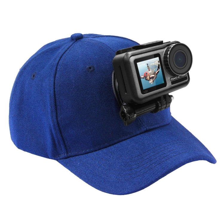PULUZ Baseball Hat with J-Hook Buckle Mount & Screw for GoPro, DJI OSMO Action and Other Action Cameras, Baseball Hat Black Color, Baseball Hat Red Color, Baseball Hat Dark Blue Color, Baseball Hat Black (US Stock), Baseball Hat Red (US Stock)���������...