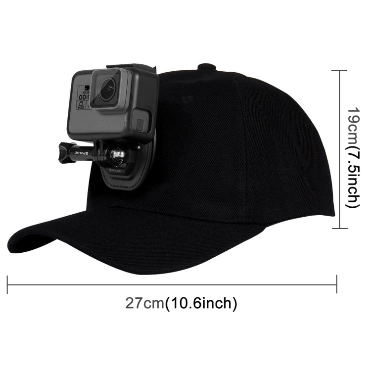 PULUZ Baseball Hat with J-Hook Buckle Mount & Screw for GoPro, DJI OSMO Action and Other Action Cameras, Baseball Hat Black Color, Baseball Hat Red Color, Baseball Hat Dark Blue Color, Baseball Hat Black (US Stock), Baseball Hat Red (US Stock)���������...