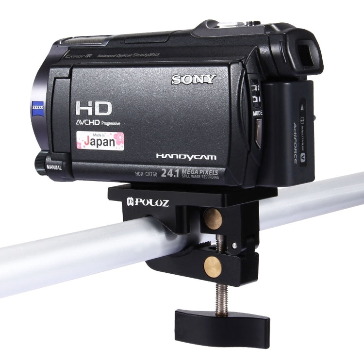 PULUZ Aluminium Alloy Mount Universal Fixing Clamp for GoPro, Insta360, DJI and Other Action Cameras, Fixing Clamp Mount