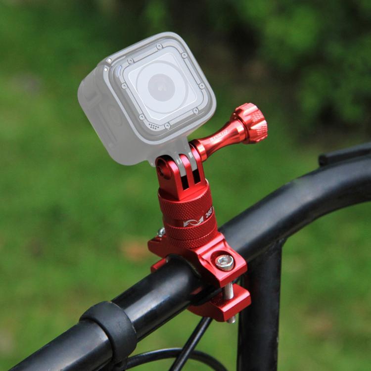 PULUZ 360 Degree Rotation Bike Aluminum Handlebar Adapter Mount with Screw for GoPro, Insta360, DJI and Other Action Cameras, AE Stock (Blue), US Stock (Red), China Stock (Red), US Stock (Blue), China Stock (Blue), US Stock (Black), China Stock (Black)...