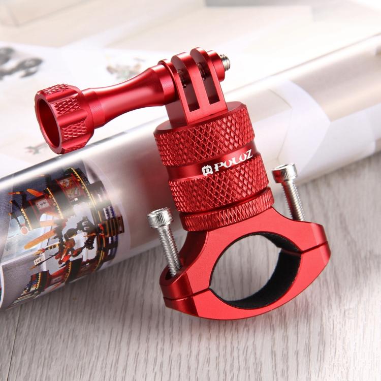 PULUZ 360 Degree Rotation Bike Aluminum Handlebar Adapter Mount with Screw for GoPro, Insta360, DJI and Other Action Cameras, AE Stock (Blue), US Stock (Red), China Stock (Red), US Stock (Blue), China Stock (Blue), US Stock (Black), China Stock (Black)...