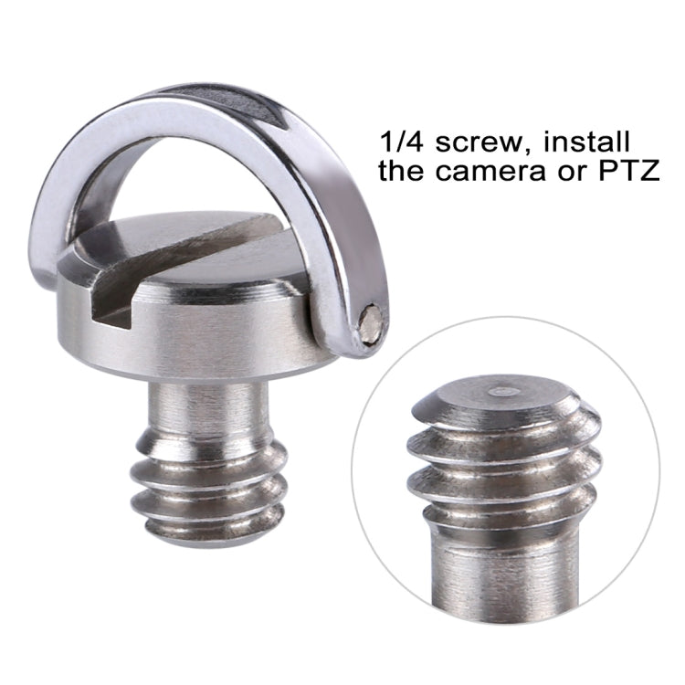PULUZ 1/4 inch Male Thread Screw with C-Ring for Quick Release, Tripod Mount, 1/4 inch Screw