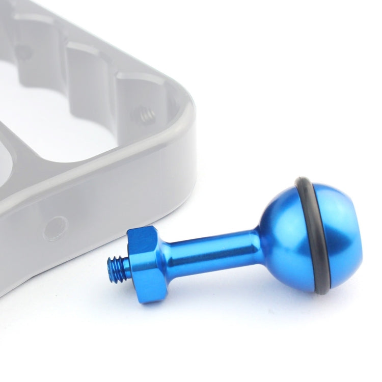 PULUZ 1/4 inch Screw Aluminum Ball Adapter Mount for GoPro, Insta360, DJI and Other Action Cameras, Diameter: 2.5cm, 1/4 inch Screw(Black), 1/4 inch Screw(Blue), 1/4 inch Screw (Red)