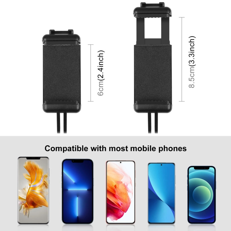 Adaptateur de trépied pour perche à selfie PULUZ pour iPhone, Samsung, HTC, Sony, LG et autres smartphones