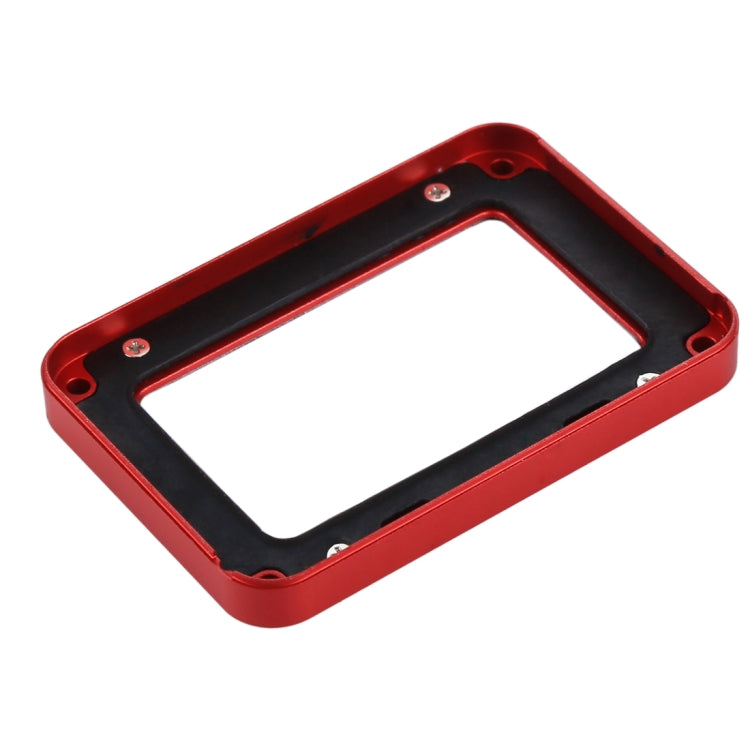 PULUZ Aluminum Alloy Flame + Tempered Glass Lens Protector for Sony RX0 / RX0 II, with Screws and Screwdrivers, Front Flame Black, Front Flame Red
