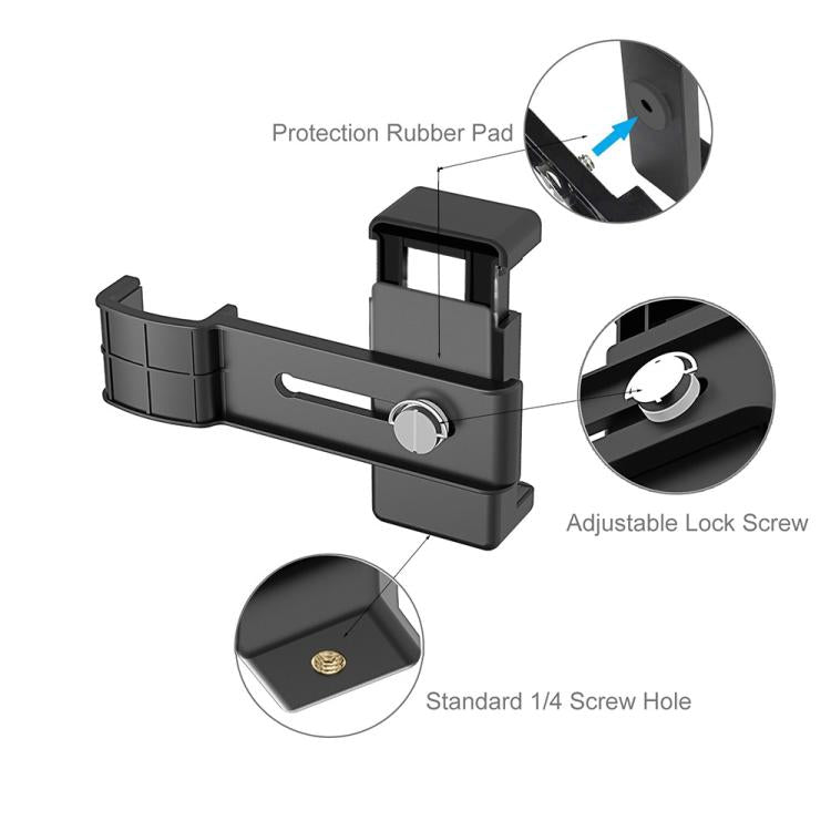 PULUZ Phone Clamp Mount for DJI Osmo Pocket & Pocket 2