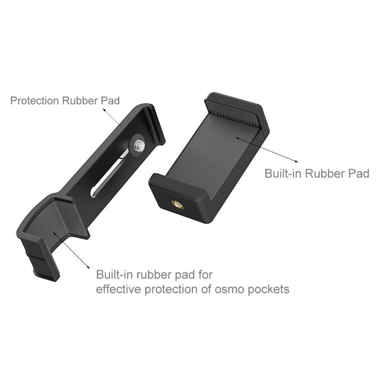 PULUZ Phone Clamp Mount for DJI Osmo Pocket & Pocket 2