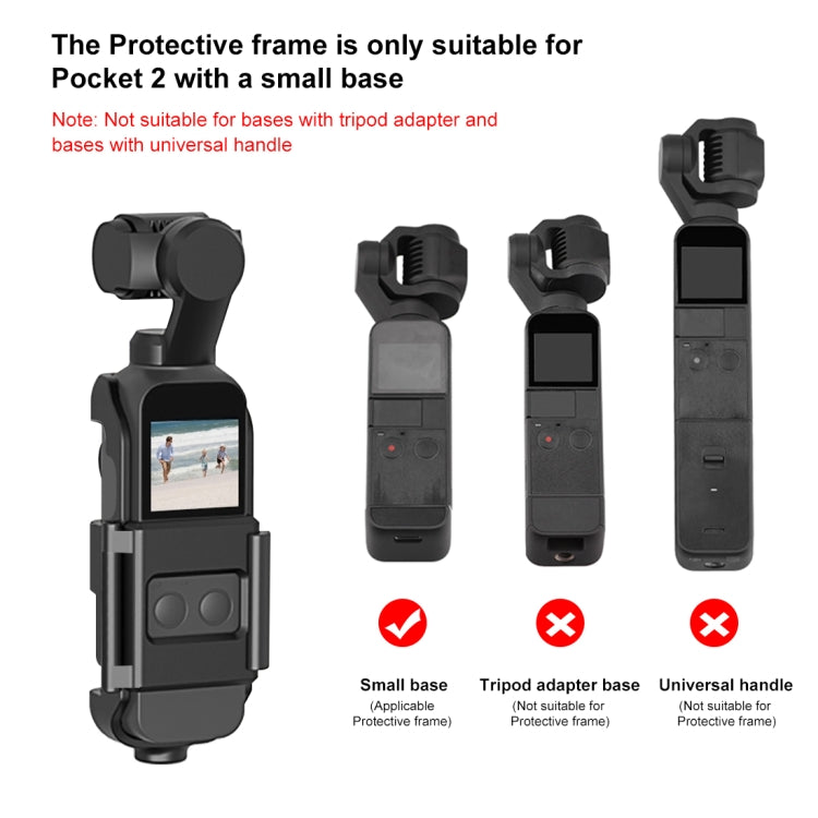 PULUZ  Housing Shell Protective Cover Bracket Frame for DJI OSMO Pocket / Pocket  2, For DJI OSMO Pocket