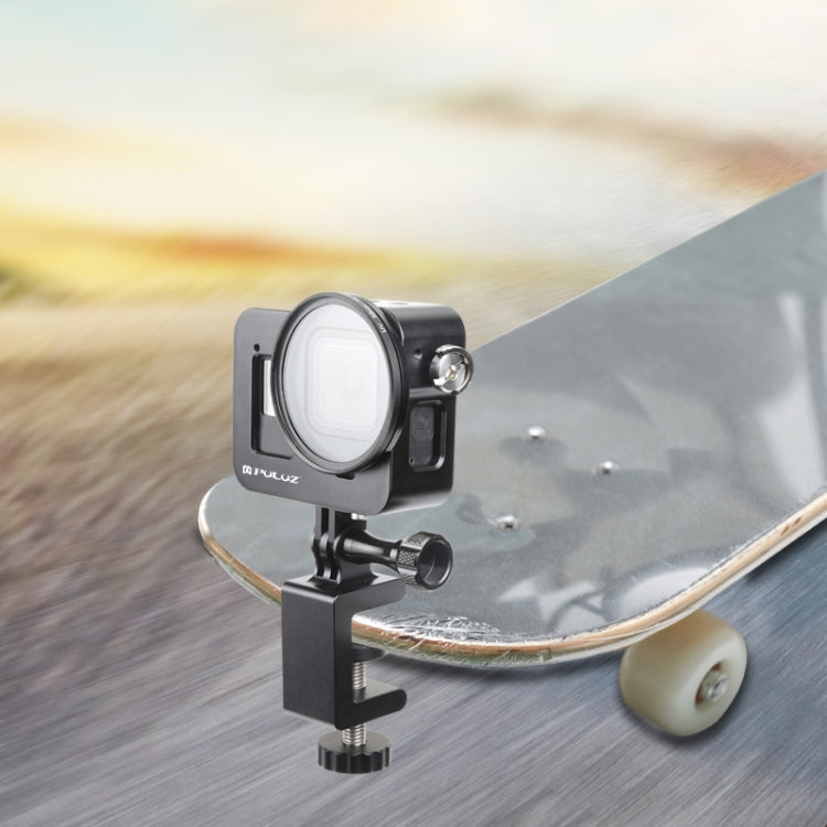 PULUZ Housing Shell CNC Aluminum Alloy Protective Cage with 52mm UV Lens for GoPro HERO8 Black, For HERO8 Black No Frame