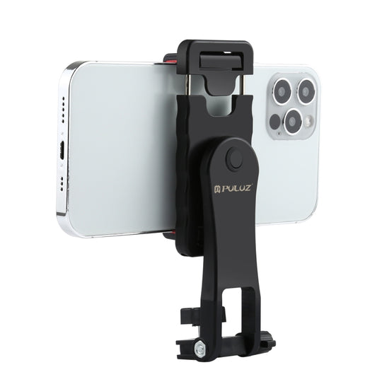 360-degree rotating smartphone clamp holder for iPhone, Galaxy, and Android phones